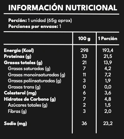 Alfajor proteico Whey un Ketofree