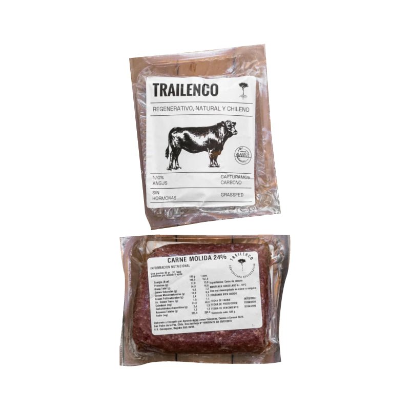 Carne Molida 24% Trailenco 500 Gr - TRAILENCO - Aldea Nativa