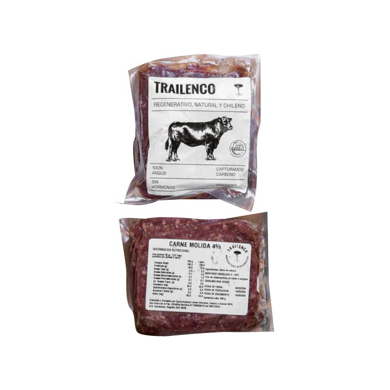 Carne Molida 4% Trailenco 500 Gr - TRAILENCO - Aldea Nativa