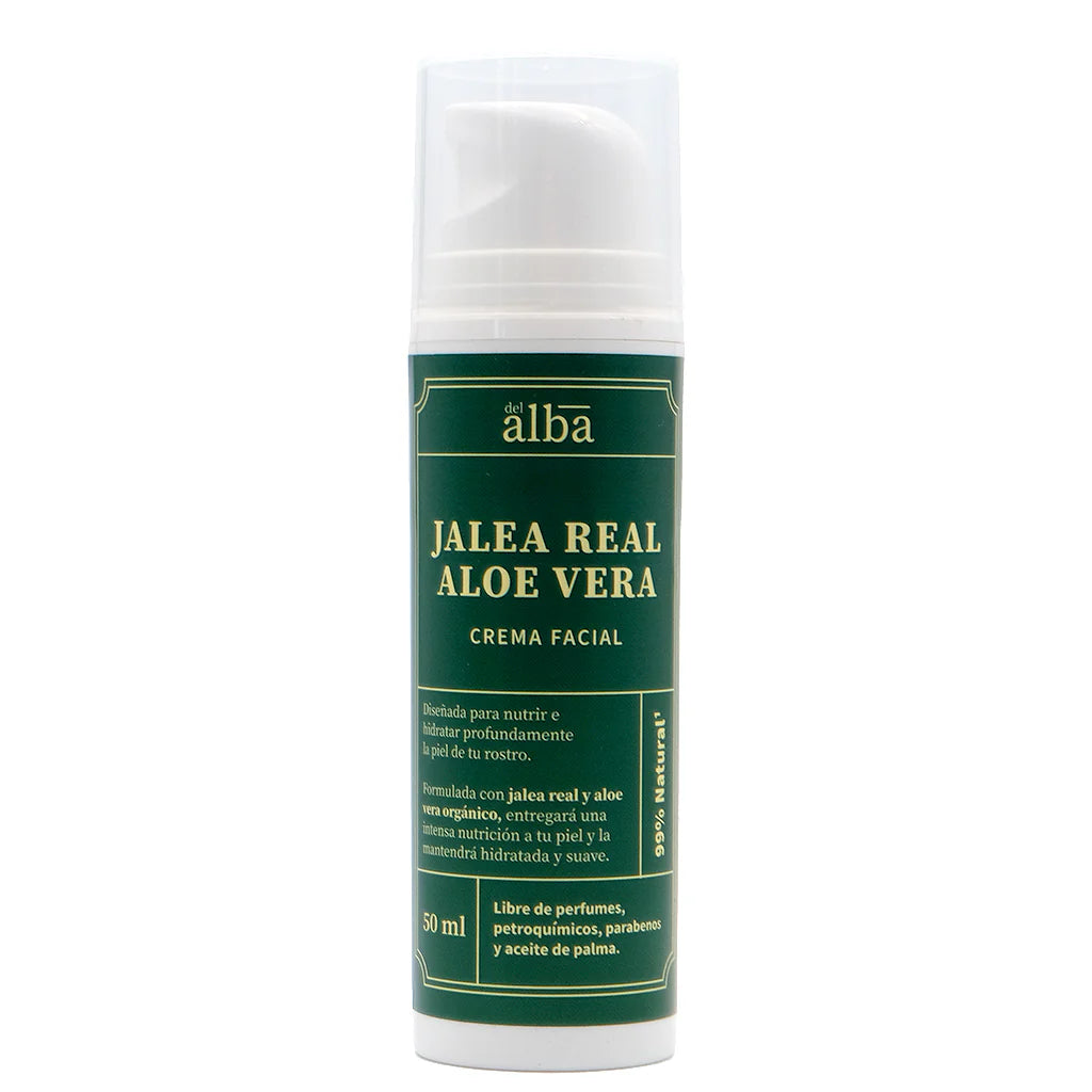 Crema facial aloe vera jalea real 50 ML APICOLA DEL ALBA