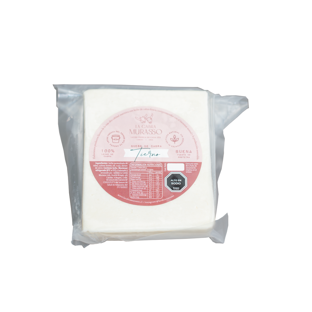 Queso De Cabra Tierno La Cabra Murasso 200 Gr