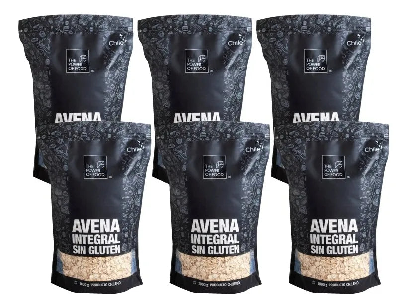 Pack 6 Avena sin Gluten 1 kg The Power of Foods