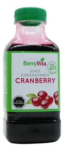 Jugo concentrado cranberry 450 ML BERRYVITA