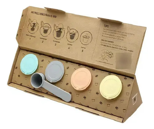 Capsulas cafe reutilizable nespresso  4 UN CAFFETTINO