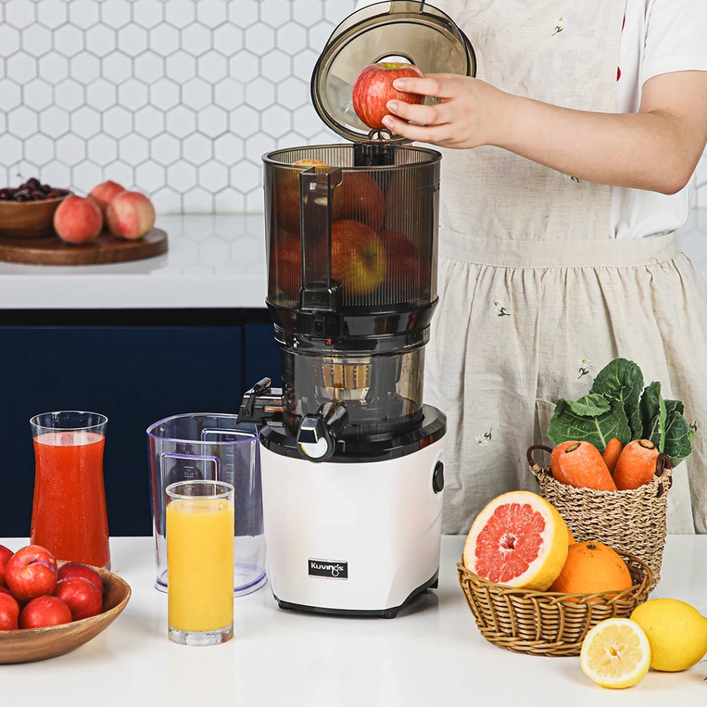 Extractor jugos prensados en frio Auto10 blanco un Miobio