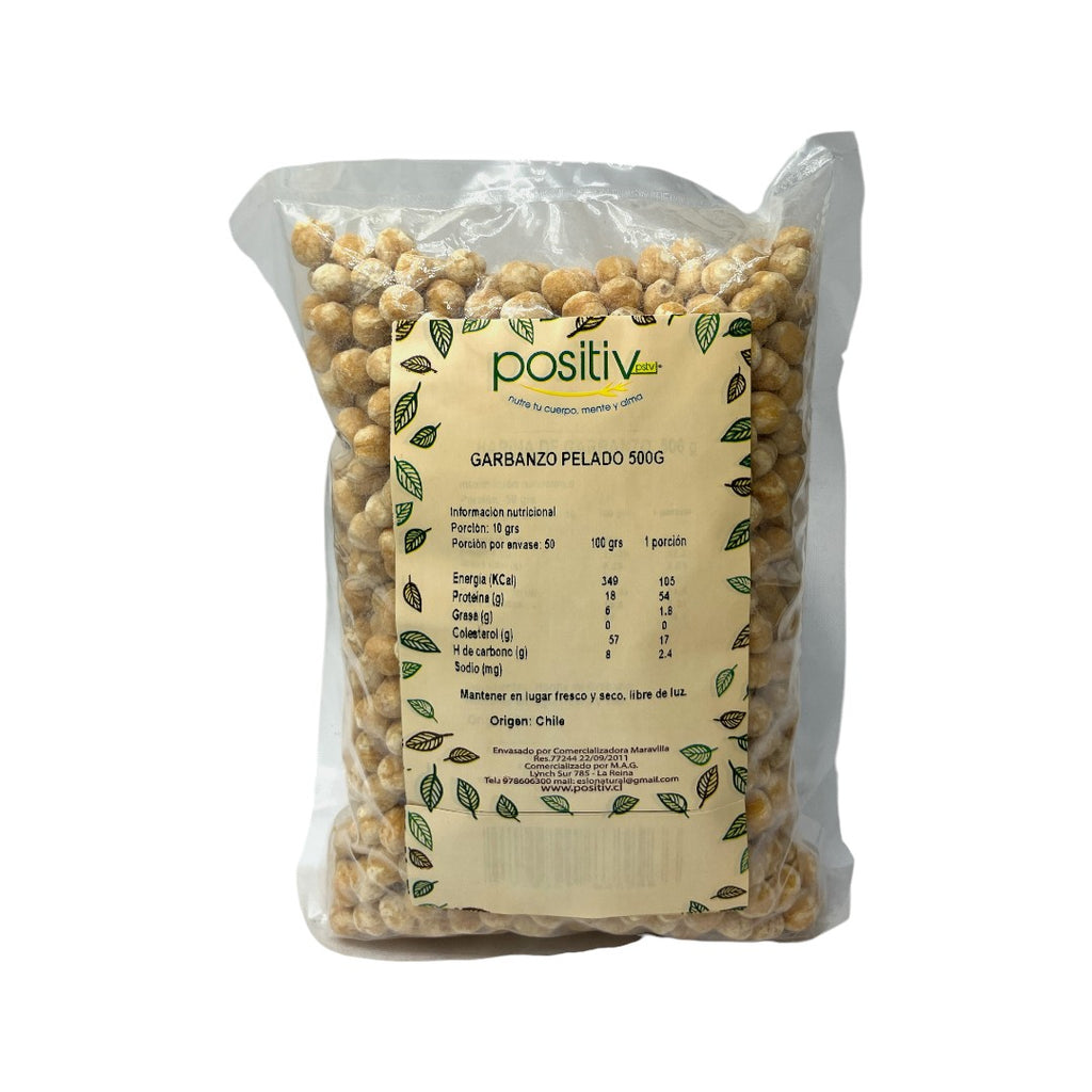 Garbanzo pelado 500 GR POSITIV