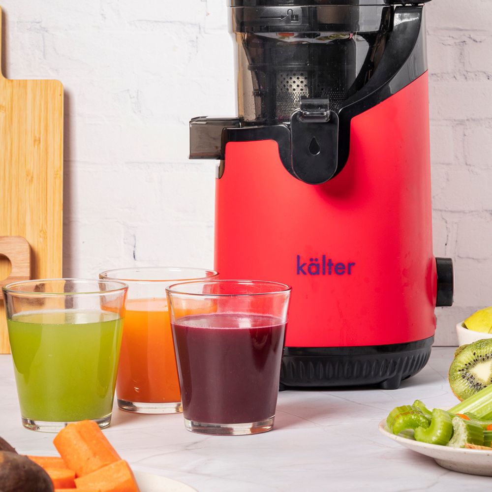 Extractor De Jugo Prensado En Frio Kalter Sj026 Rojo - KALTER - Aldea Nativa