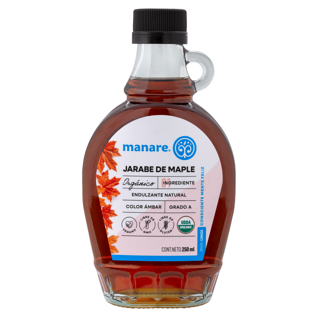 Jarabe Maple Org Manare 250 Ml