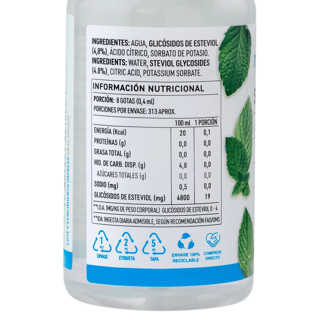Stevia liquida 125 ml Manare