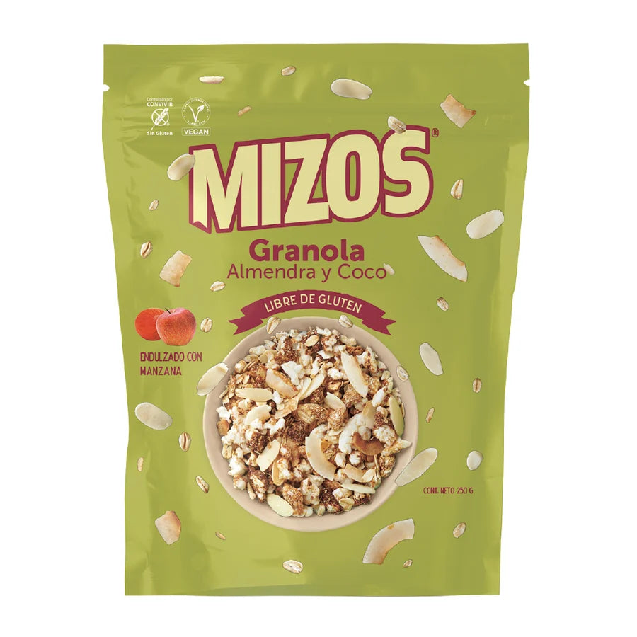 Granola Almendra y Coco 250 GR MIZOS