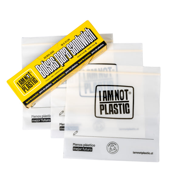 Bolsas Hermeticas 18x17cm 20 UN I AM NOT PLASTIC