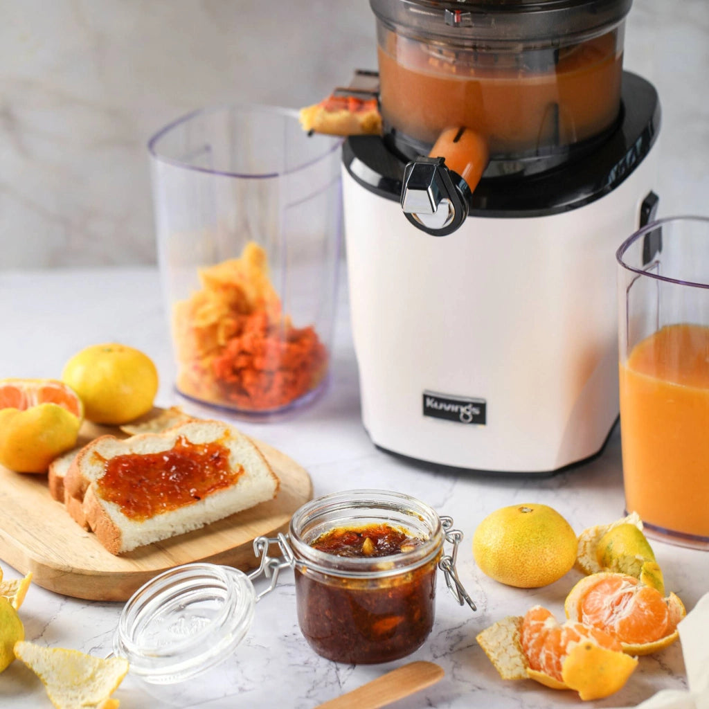 Extractor de jugos prensados en frio Revo830 blanco un Miobio