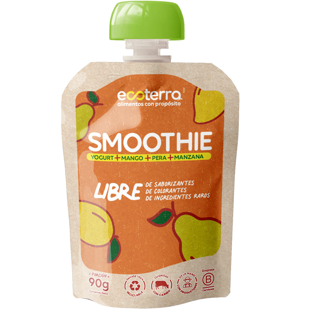 Smoothie mango pera 90 gr Ecoterra