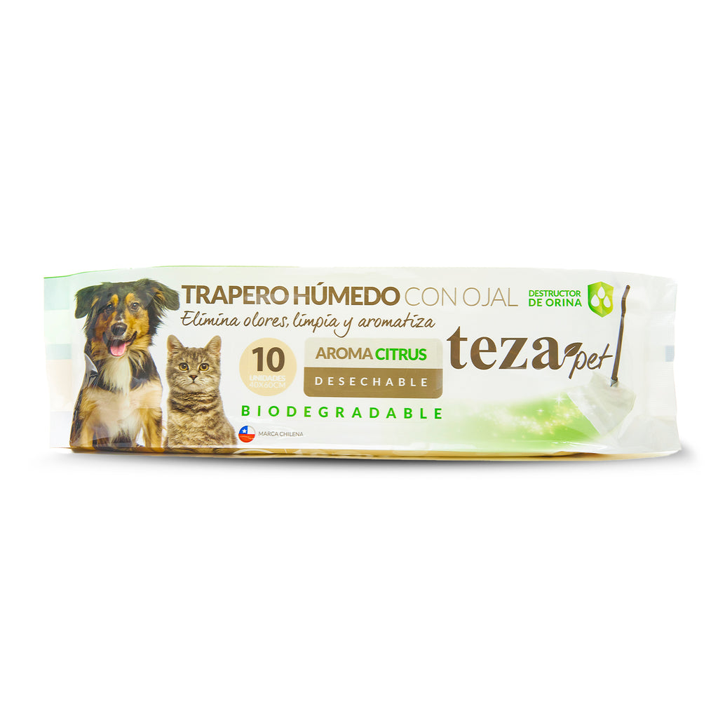 Trapero Elimina Orina Citrus Biodegradable 10 UN TEZA PET