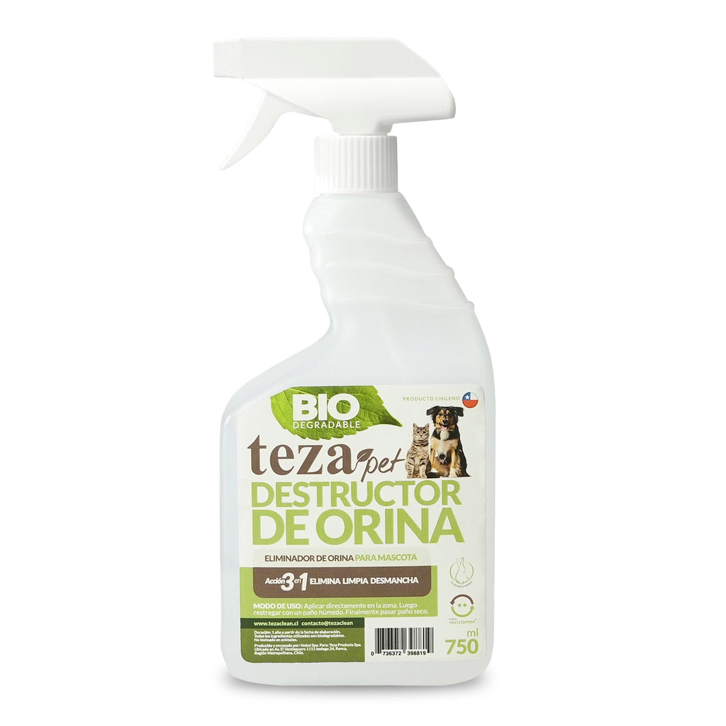Eliminador de Orina Biodegradable 750 ML TEZA PET