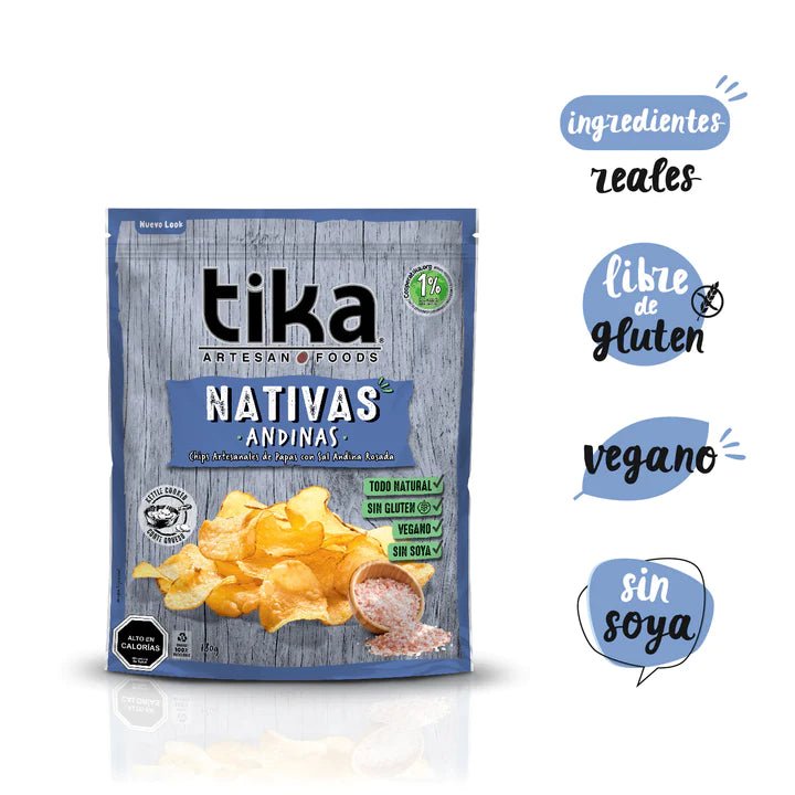 Chips Nativas Andinas Tikas 180 Gr - Aldea Nativa