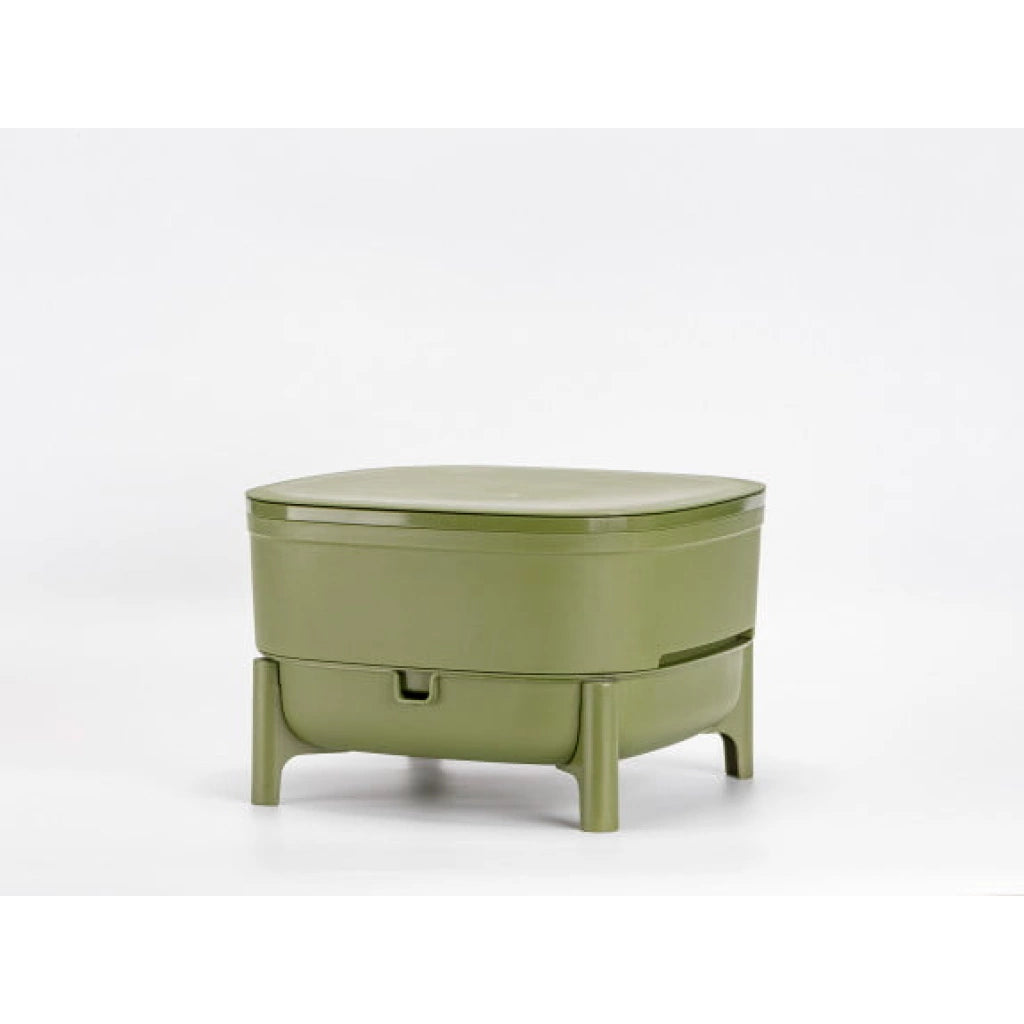 Granja de lombrices para Vermicompostaje y compostaje interior verde oscuro un Miobio