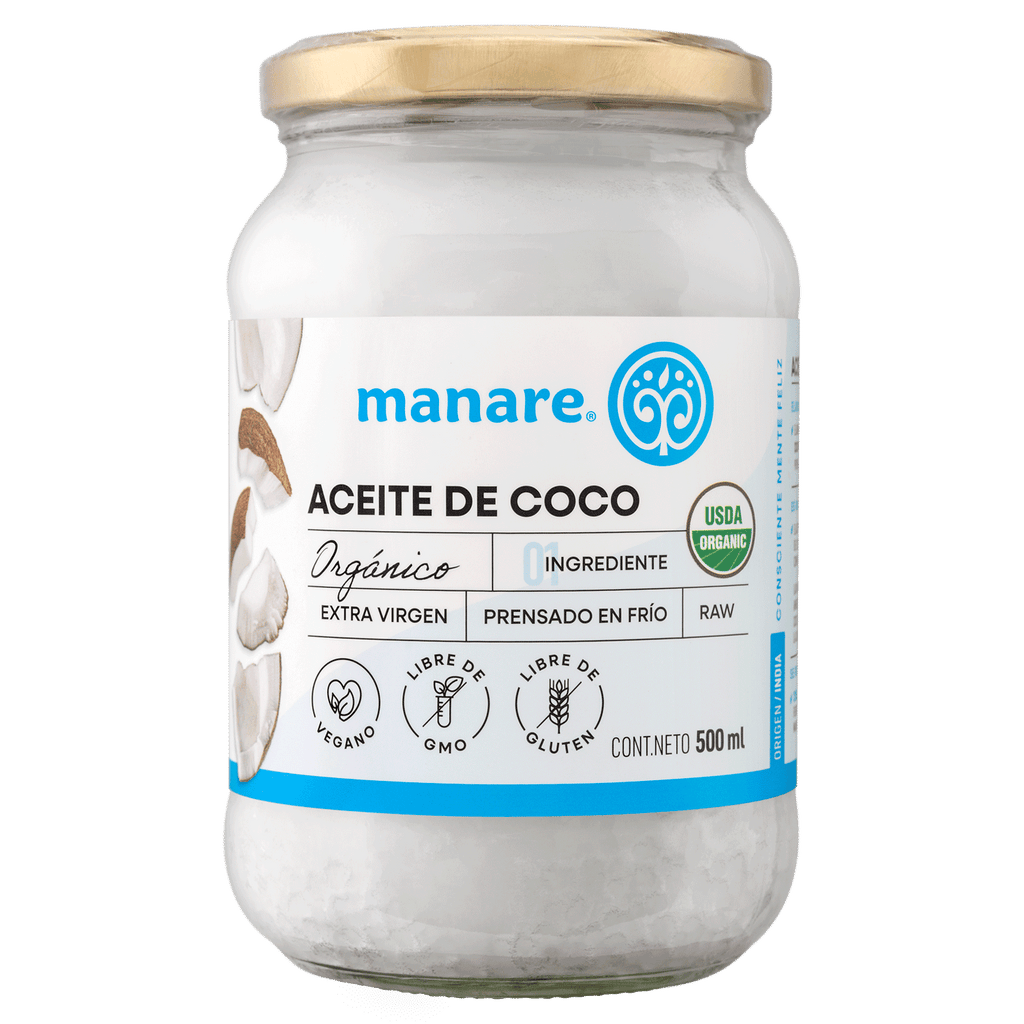 Aceite de Coco Org Manare 500 Ml - MANARE - Aldea Nativa