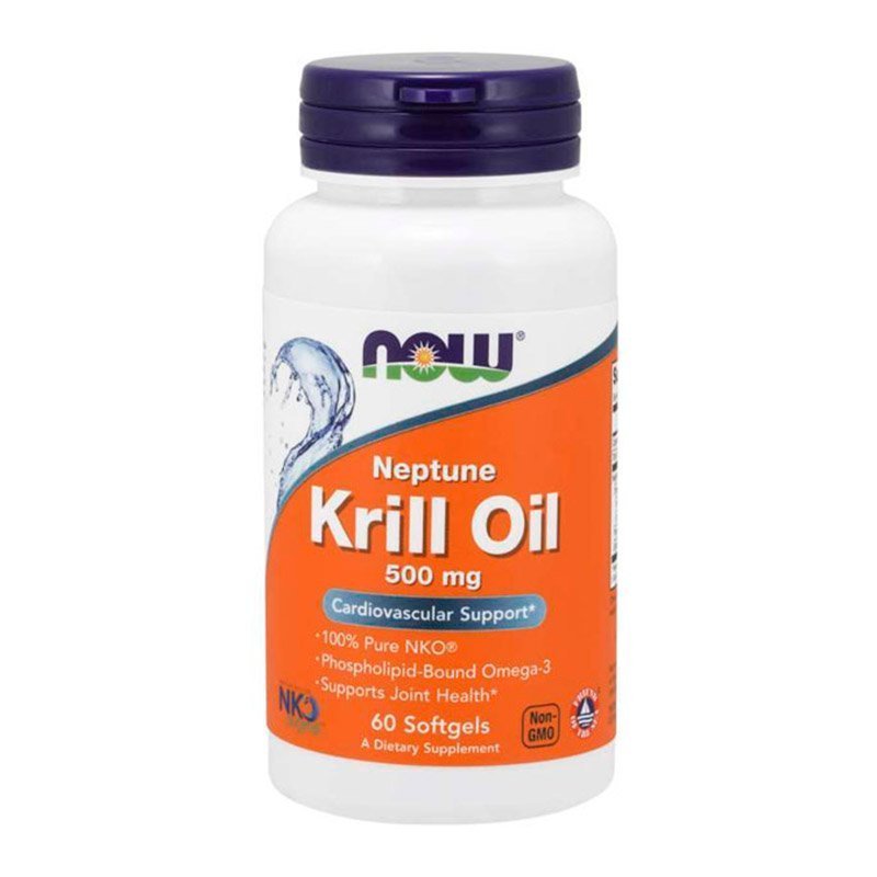 Aceite Krill 60 Cap - NOW - Aldea Nativa
