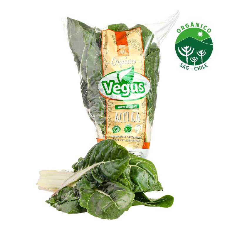 Acelga orgánica bolsa 700 gr - VEGUS - Aldea Nativa