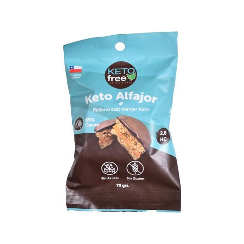 Alfajor manjar un Ketofree - KETOFREE - Aldea Nativa
