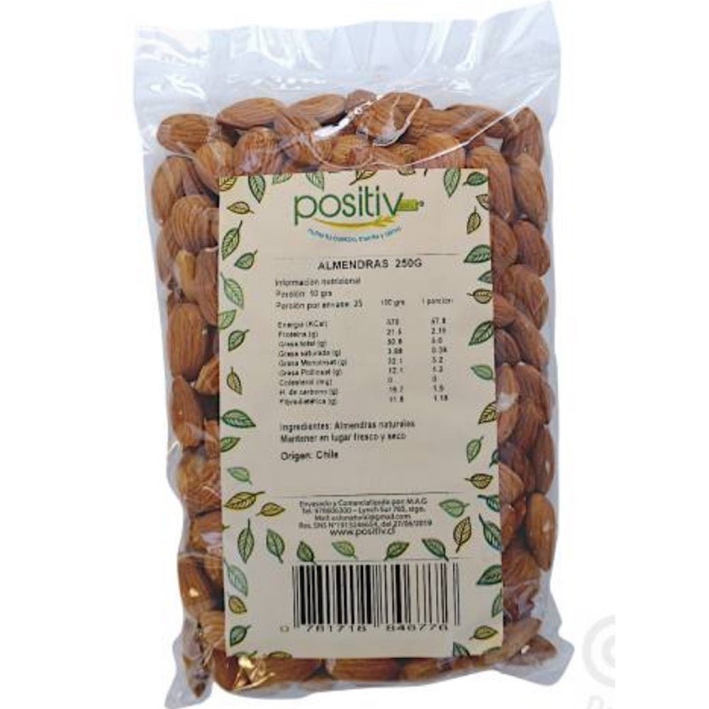 Almendras 250 Gr - POSITIV - Aldea Nativa