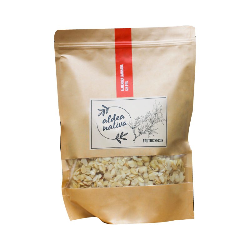 Almendras Laminadas Sin Piel Aldea Nativa 1 Kg - ALDEA NATIVA - Aldea Nativa