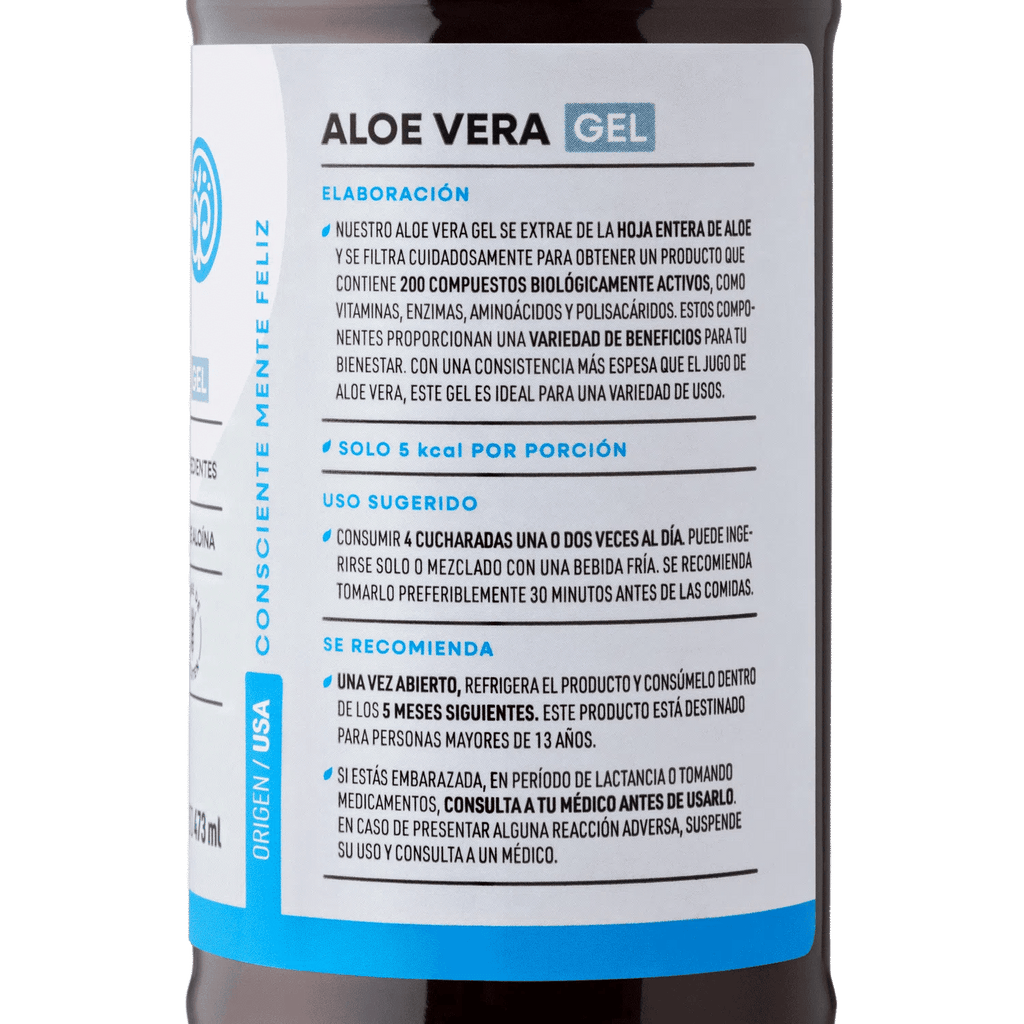 Aloe vera gel 473 ml Manare - MANARE - Aldea Nativa