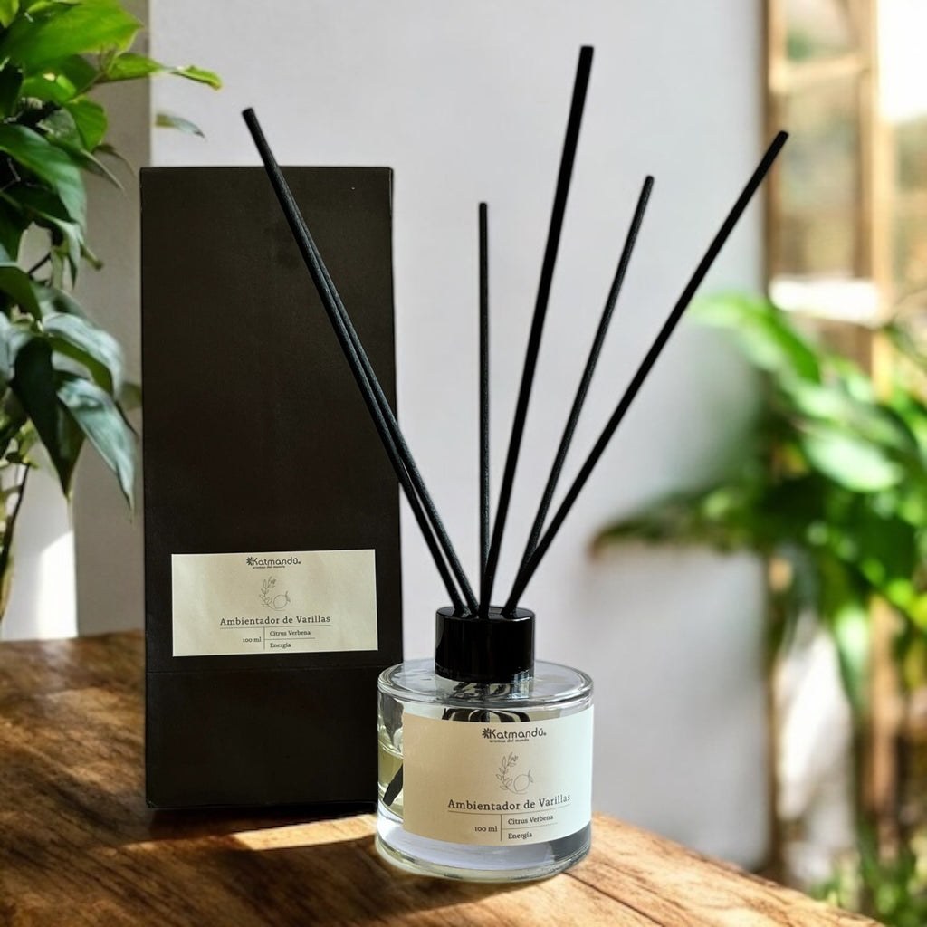 Ambientador varillas citrus verbena katmandu - KATMANDU - Aldea Nativa