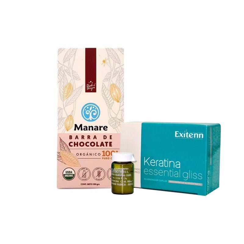 Ampolla pelo brillante + Chocolate - Packs convenientes - Aldea Nativa