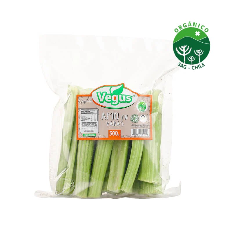 Apio orgánico bastón bolsa de 500 gr - VEGUS - Aldea Nativa