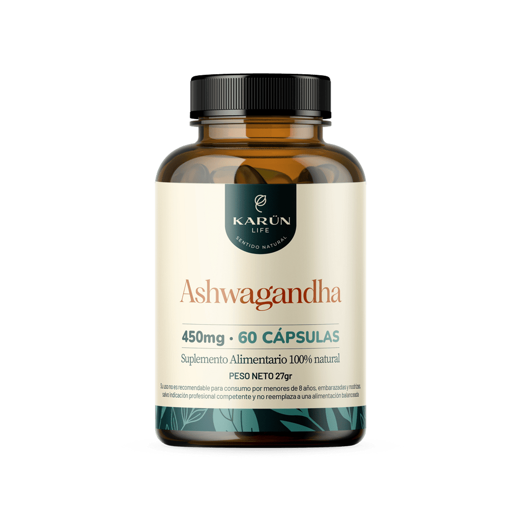 Ashwagandha 60 cap Karun Life - KARUN LIFE - Aldea Nativa