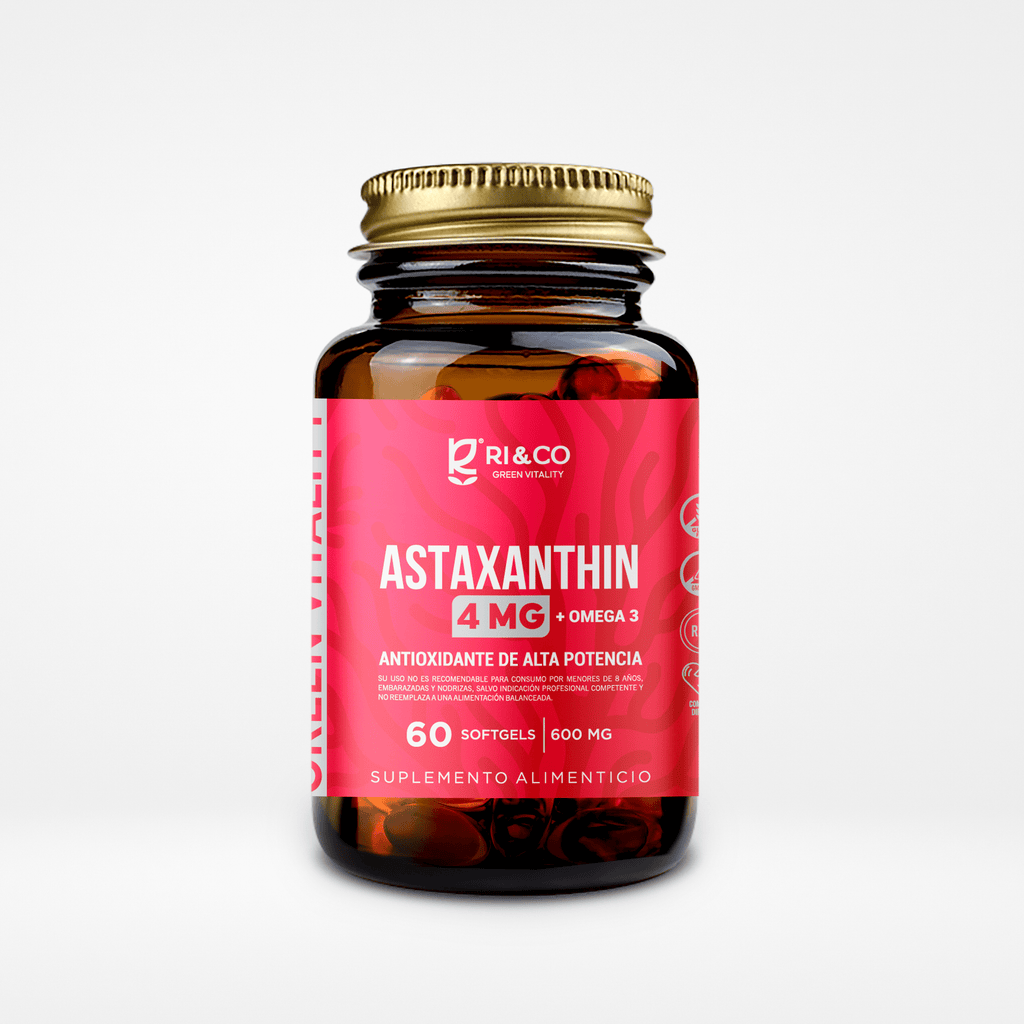 Astaxanthin 4 mg Omega 3 60 cap Ri&Co - RI&CO - Aldea Nativa