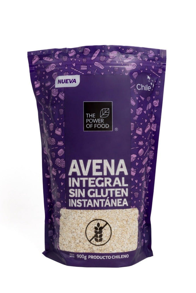 Avena integral instantánea 900 GR THE POWER OF FOOD - THE POWER OF FOOD - Aldea Nativa