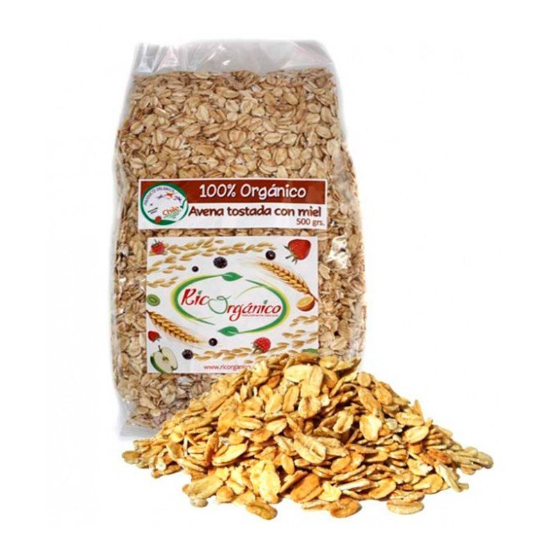 Avena Tostada Con Miel 1 Kg - RICORGANICO - Aldea Nativa