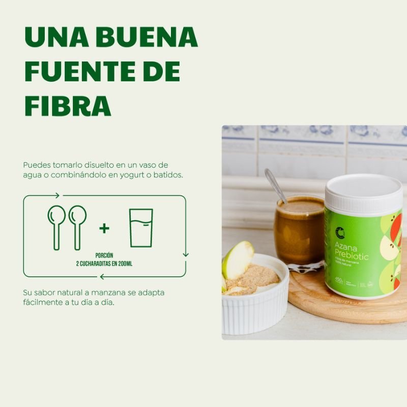 Azana Fibra De Manzana 225 Gr - CASCARA FOODS - Aldea Nativa