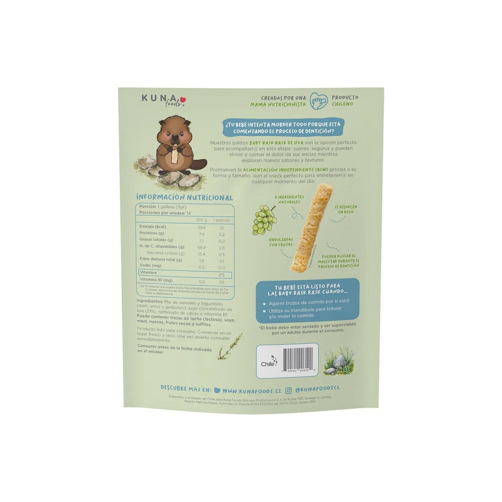 Baby Rask Rask Uva 42 GR KUNA FOODS