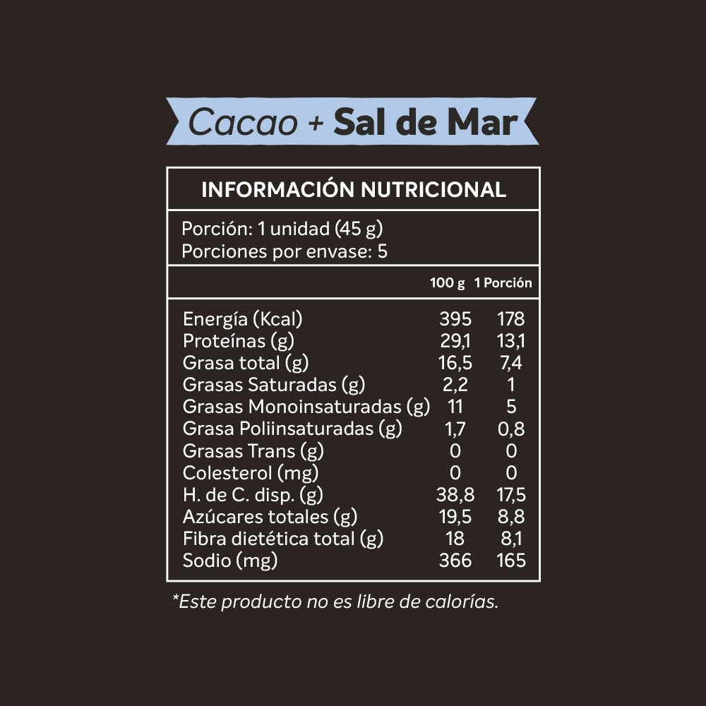 Barra cacao mani­ sal de mar un Kawen - KAWEN - Aldea Nativa