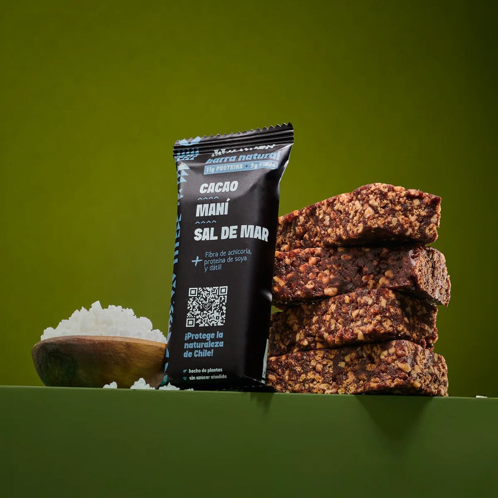 Barra cacao maní sal de mar un Kawen - KAWEN - Aldea Nativa