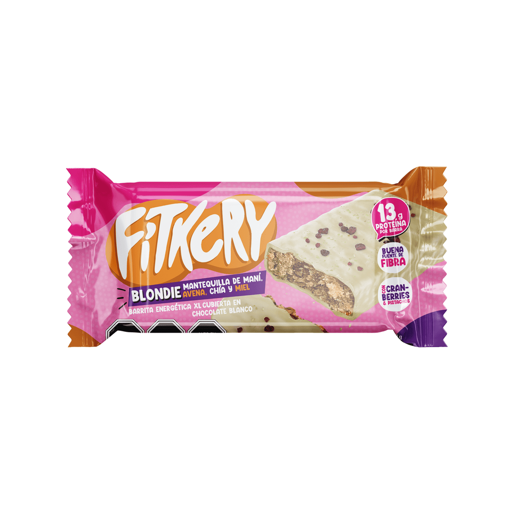 Barra Proteica Blondie Fitkery 85 Gr - FITKERY - Aldea Nativa