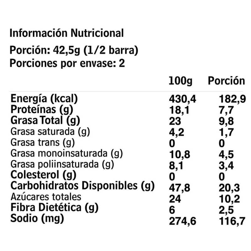 Barra Proteica Blondie Fitkery 85 Gr - FITKERY - Aldea Nativa