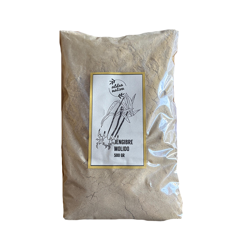 Jengibre molido 500 gr Aldea Nativa