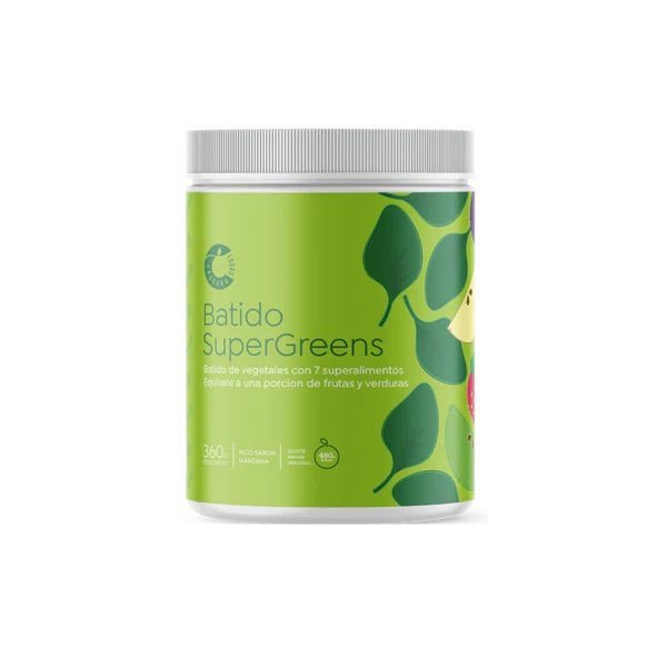 Batido Supergreens 360 Gr Cascara Foods - CASCARA FOODS - Aldea Nativa
