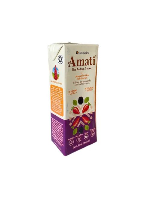 Bebida vegetal amaranto Frutos rojos 200 ml Amati - AMATI - Aldea Nativa