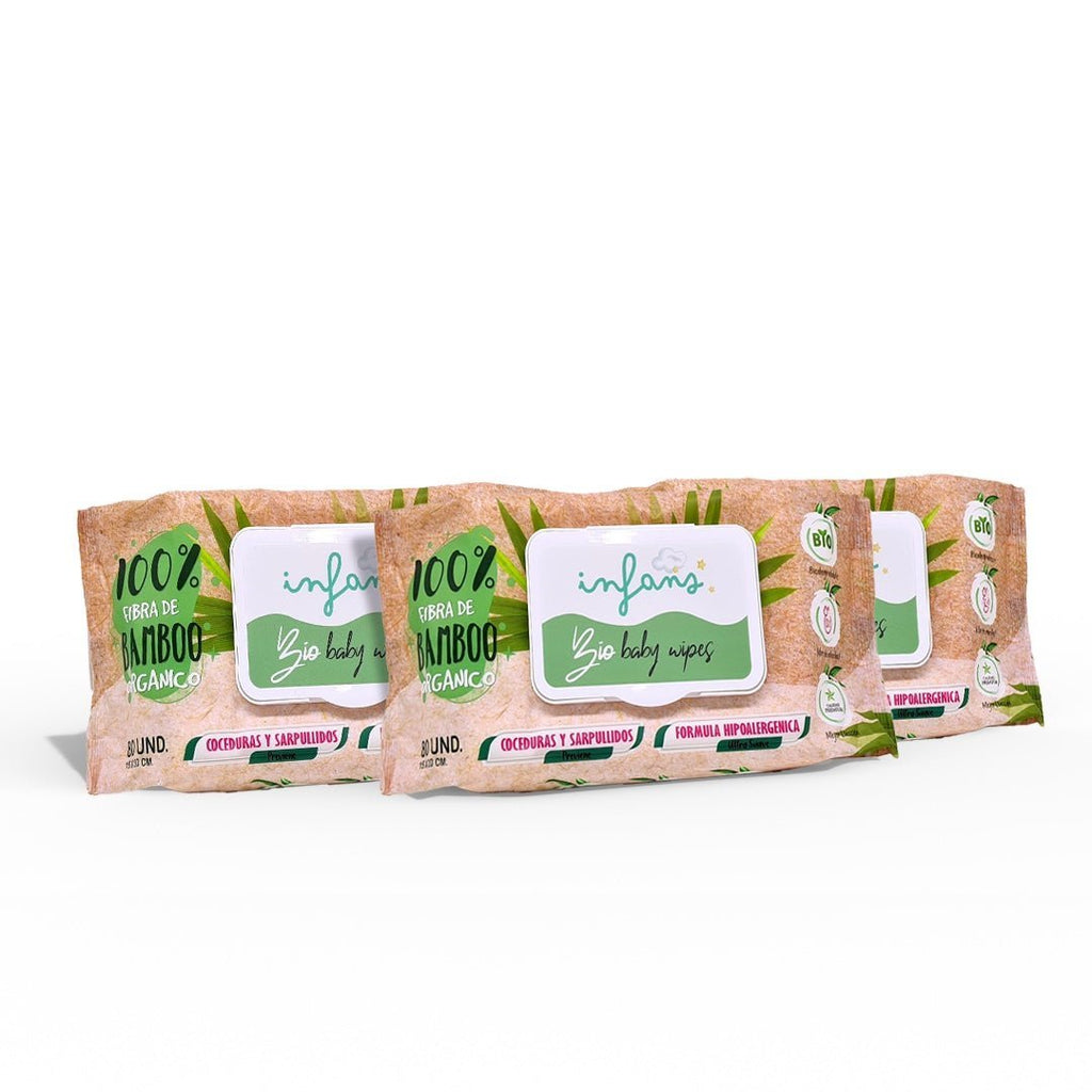 Bio Baby Wipes Infans 80 Un - INFANS - Aldea Nativa