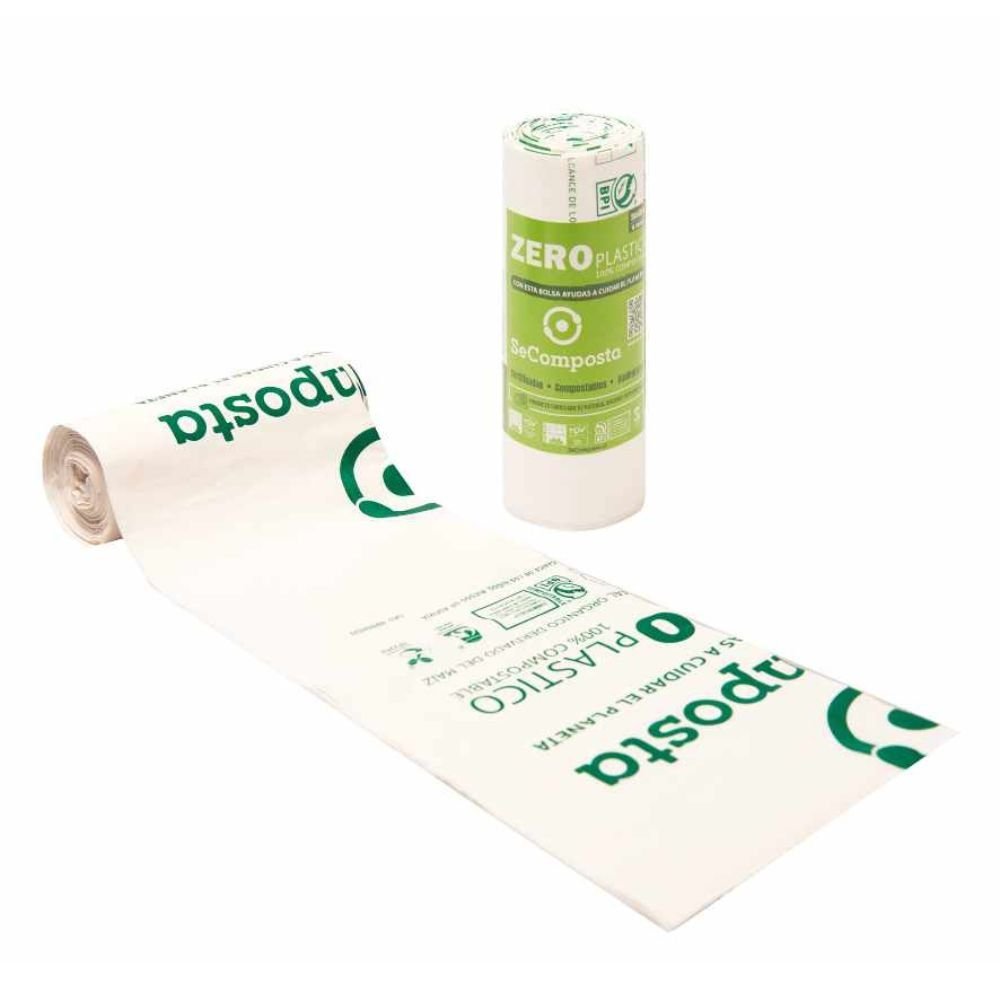 Bolsa De Basura 50X60 15 Un - SE COMPOSTA - Aldea Nativa