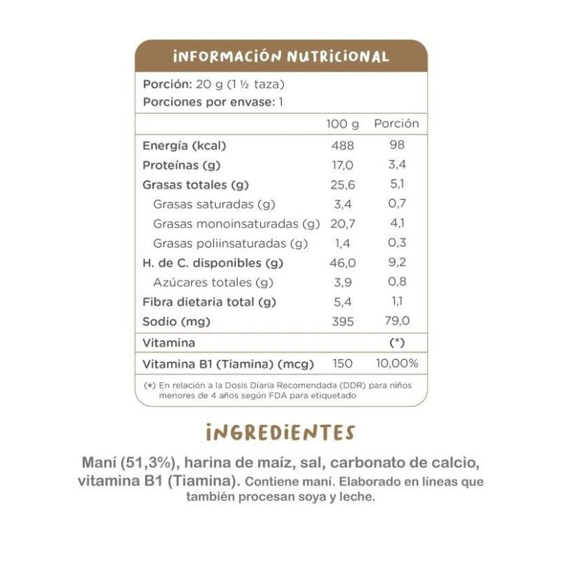 Bombas De Mani Kuna Foods 20 Gr - KUNA FOODS - Aldea Nativa
