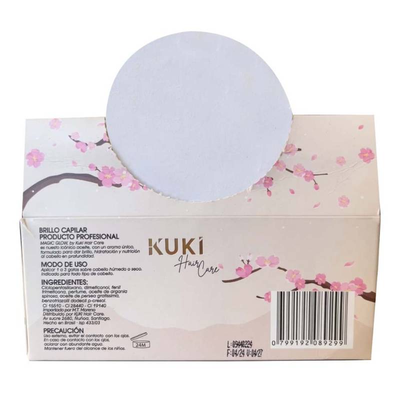 Brillo Y Perfume Capilar Magic Glow Kuki Hair Care 9 Ml - KUKI HAIR CARE - Aldea Nativa