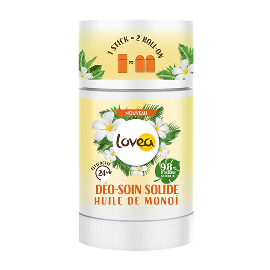 Desodorante solido monoi 50 Gr LOVEA