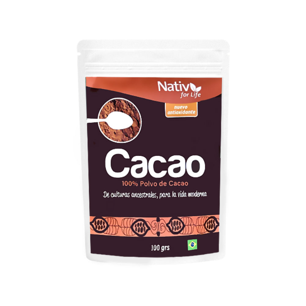 Cacao en polvo 100 GR NATIV FOR LIFE